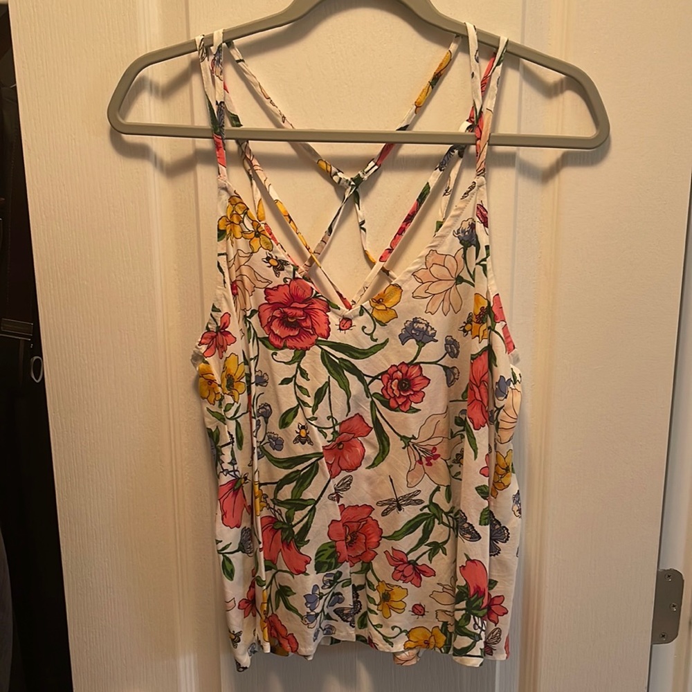 Hollister floral blouse